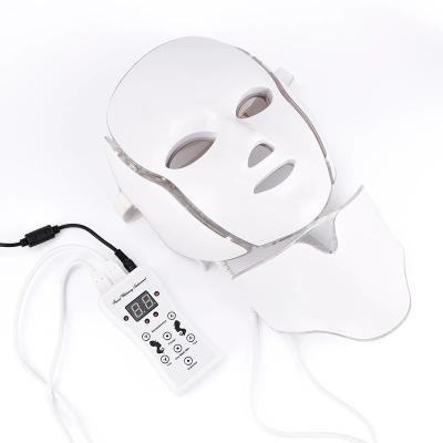 China Anti Aging Mask 7 Colors Facial Collagen Blood Vessels Removal LED Wrinkle Marking Skin Care LED Light Therapy LED Facial Mask for sale