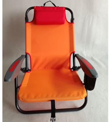 China Lebeng LBC-319 Folding Rustproof Beach Chair with Adjustable Strap with Cooler Bag 5 Lay Positions Including LBC-319D Lay Flat for sale