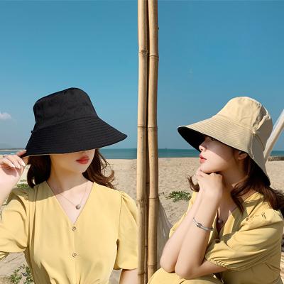 China Reversible Women Bucket Hats UV Protection Sun Protection Hat Factory Summer Sublimation UV Print Fisherman With Custom Logo for sale