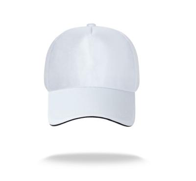 China JOINT Manufacture Shenzhen White Cotton Polyester Mesh Sport Caps Blank Custom Logo Trucker Hat for sale