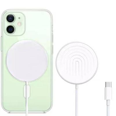 China Qi-enabled Devices wholesale High quality Portable 15W fast Charging Adapter for apple 11 12 Magnetic Wireless Charger for sale