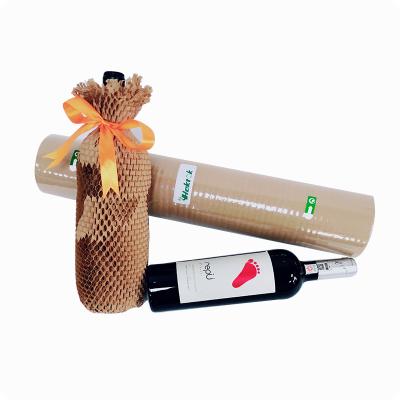 China Hot Sale Recyclable Accept OEM Service Honeycomb Kraft Paper Roll For Packaging for sale