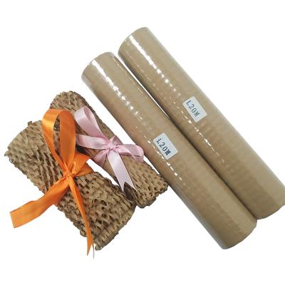 China China Direct Wholesale Recyclable Biodegradable Honeycomb Kraft Paper Roll for sale