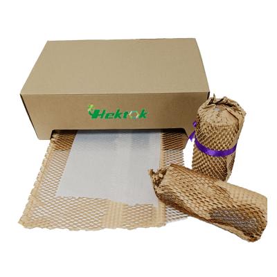 China Eco Friendly Recyclable Honeycomb Packaging Paper Eco Friendly Biodegradable Recyclable Cushioning Packaging Material for sale