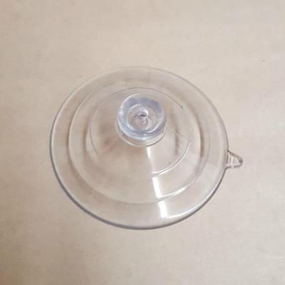 China Amazon's best-selling display products 60mm large transparent PVC clear window suction cup with mushroom head for sale