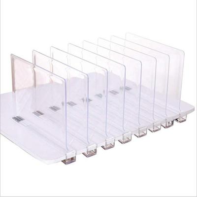 China Amazon Hot Selling Acrylic Plastic Clothes Divider For Closet Cabinet Divider-P4 for sale