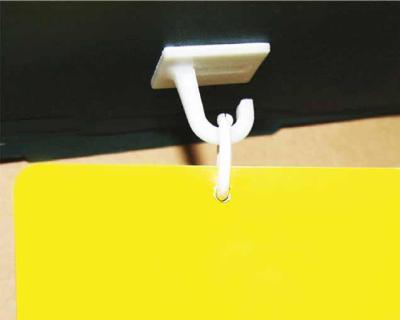 China Sustainable Plastic Adhesive Removable Ceiling Hook In Supermarket for sale