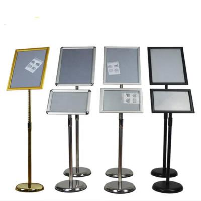 China 8.5x11 Menu Holder A3 Poster Display Floor Stand A4 Waterproof Adjustable Paper Holder for sale