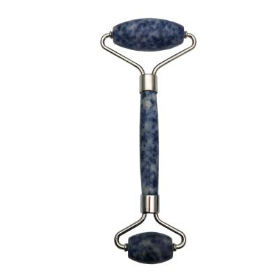 China Silent Blue Gemstone Jade Facial Roller for sale