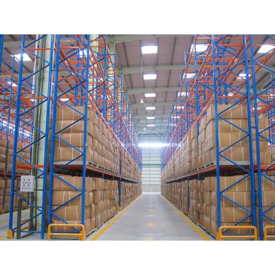 China Corrosion Protection Height Up To 12 M Warehouse Pallet Racking System for sale