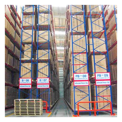 China Corrosion Protection VNA Very Narrow Aisle Pallet Racking for sale