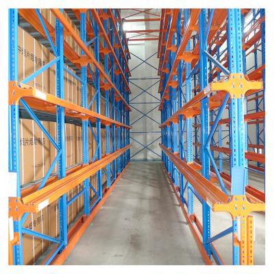 China High Density Corrosion Protection Warehouse Storage Drive In Pallet Racking In Powder Coated Finish for sale