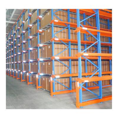 China Corrosion Protection Palletized Tobacco Product Storage Rack Forklift Drive In Racking for sale