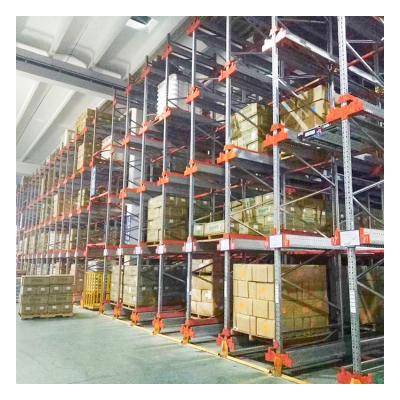 China Corrosion Protection High Density Warehouse Storage Pallet Rack Shuttle Racking for sale