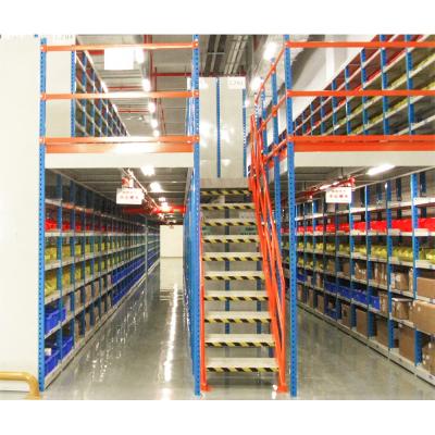 China Multi Tier Corrosion Protection Mezzanine Shelving System for sale