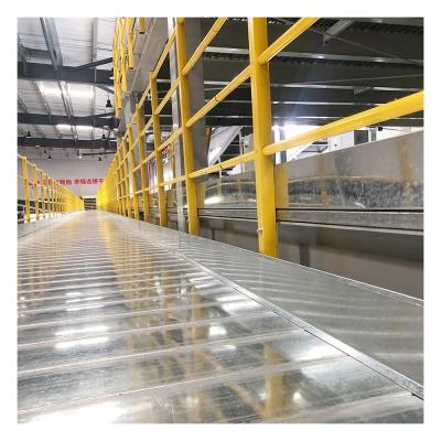 China Corrosion Protection Galvanized Floor Mezzanine Floor Racking System for sale