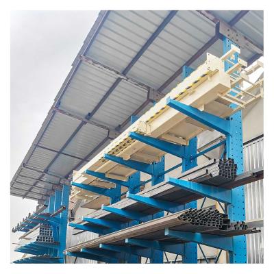 China Corrosion Protection Use Cantilever Rack Pipe Storage Rack Outdoor Tube Rack With Coating for sale