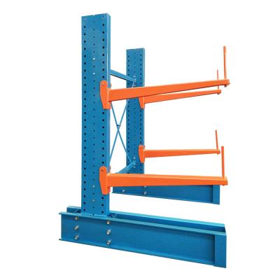 China Industrial Corrosion Protection Storage Cantilever Racking With Swivel Arms For Long Item Storage for sale