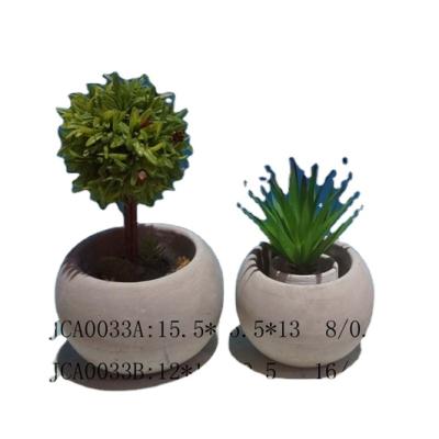 China Small Cartoon Cement Flower Pots Clay Garden Ceramic Indoor Flower Pot For Garden Decorative Bonsai Pots for sale