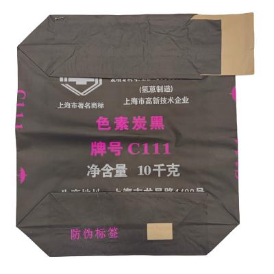 China Bio-degradable Popular Outstanding Quality Multilayers Kraft Paper Bag 25kg Valve Bag for sale