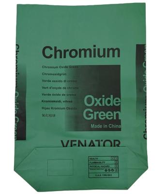 China Recyclable pigment Bags square bottom Bag 10kg for sale