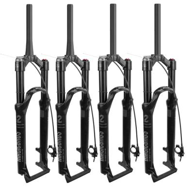 China 27.5 Inch Mountain Bikes 29 Inch Magnesium Alloy Mountain Bike Bicycle Fork Suspension Disc Brake Air Cycle Front Fork for sale