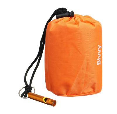 China Type Bivvy Bag Emergency Bivy Bag Survival Ultralight Waterproof Thermal Sleeping Envelope Bag for sale