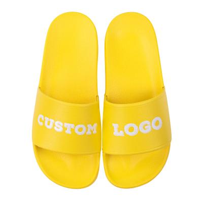 China OEM Lightweight Custom Slides Shoes Sandal Black PVC, Custom Logo Slippers Men Plain Blank Slide Sandal, Custom Logo Slide Slippers for sale