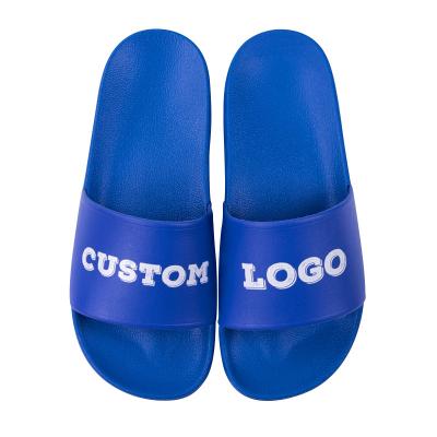 China OEM Lightweight Custom Black Slides Shoes Sandal PVC, Custom Logo Slippers Men Plain Blank Slide Sandal, Custom Logo Slide Sandal Slippers for sale