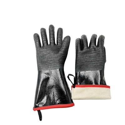 China Heat Insulation Neoprene Oil Heat Resistant For BBQ High Heat Waterproof Gloves for sale