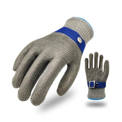 China Anti-Cut Stainless Steel Gloves 2.0--Metal Handling Gloves Saw Proof Gloves for sale