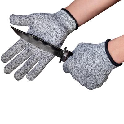 China Anti-Cut HPPE Cut Resistant Gloves Hppe Level-5 Gloves No Cut Gloves for sale