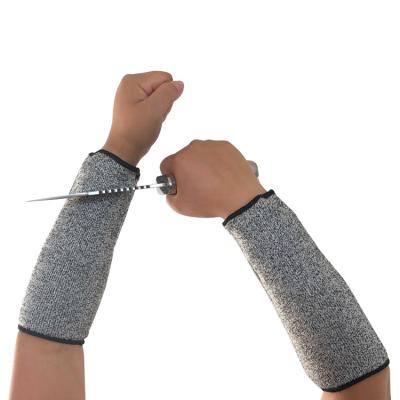 China Anti-Cut HPPE Kitchen Cut Heavy Duty Safety Arm Working Sleeves for sale