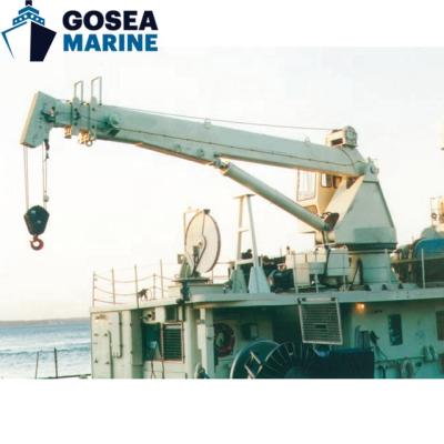 China Other China Marine Deck Crane Telescopic Loading Marine Crane portable 10 Ton Marine Crane for sale