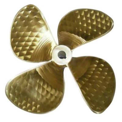 China Marine Boat Spare Parts Propeller Boat Cargo Ship Copper Propeller for sale