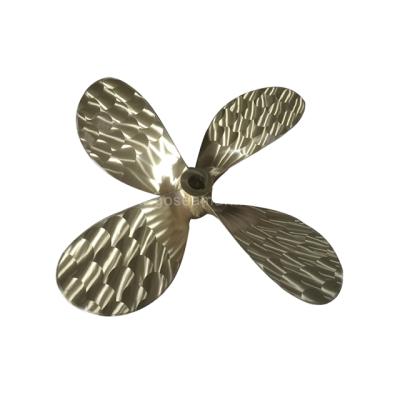 China Boat Spare Parts Customized Propeller Blades CU1 CU3 4 Blade Diameter 800-8000mm Marine Bronze Boat Propeller for sale