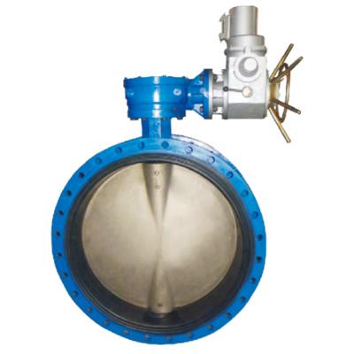 China Marine Boat Marine Large-Caliber Corrosion Resistant Flange Electric Soft Sealing Butterfly Valve for sale