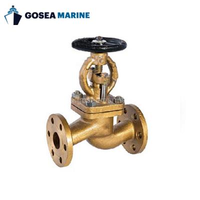 China Shipbuilding or shipbuilding repair or check ship repair JIS iron globe globe stop non return marine valves for sale