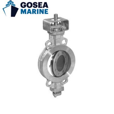 China Marinas Manufacturing Ductile Cast Iron Hook Type Manual Butterfly Valve Price for sale