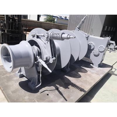 China BOAT CCS 10ton Stainless Steel DIESEL ENGINE Hydraulic Anchor Winch Capstan For Marine Use Vessel Windlass for sale