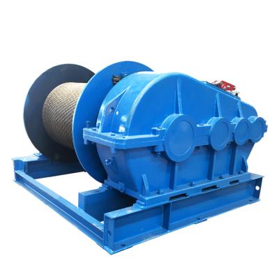 China High speed industrial used BOAT marine winch 35 ton hydraulic electric windlass used casting marine winch for ship112/114mm for sale