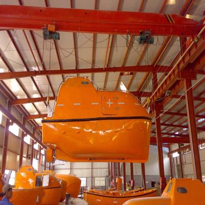 China Fire-feigned type FRP totally enclosed lifeboat for 15-150 person rescue equipment navy used for sale for sale