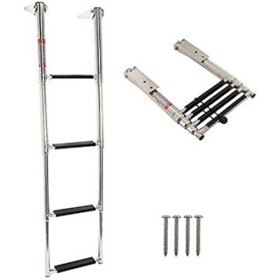 China Marine Hardware Fittings Telescopic Ladder With Bold Straight Aluminum Rising Hook Ladder Marine Engineering Telescopic Ladder for sale