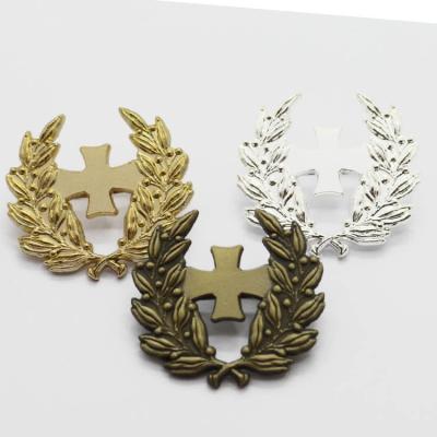 China Europe Factory Metal Pin Badge Making Custom Wholesale Christian Cloth Lapel Pin With Safety Pin for sale