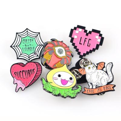 China Eco-friendly and high grade quality. Metal Pin Crafts Manufacturers China Customer Designs Free Sample Enamel Badge With Your Own Design for sale