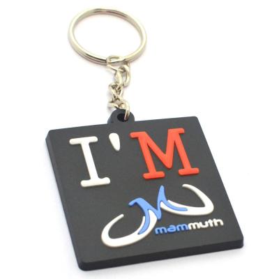 China Factory Cheap Promotional Custom Silicone Gifts PVC Rubber Key Chain for sale