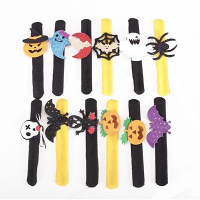 China For Halloween Gift Ideas Ghost Pattern Slap Bracelet Gifts 2020 Gifts Party Halloween Decorations for sale