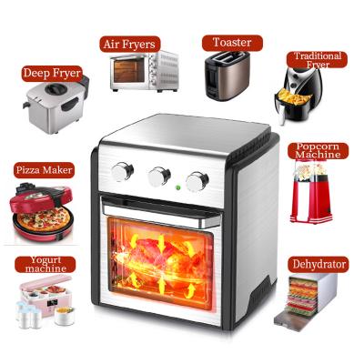 China New Oil Free Heating 20L 23L Healthy Hot Air Digital Oil Free Fryer Cooking CB CE GS RoHS UKCA SASO GMARK Healthy Air Fryer Oven Large Capacity for sale