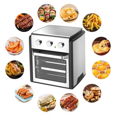 China 12L 110-220V Heating Air Circulation Fried Chicken Machine Oil Free Healthy Fried Air Fryer Cooking Electric Air Fryer Oven for sale