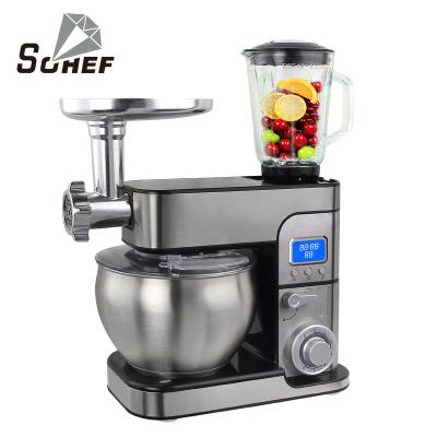 China Multifunctional Heavy Duty 3 in 1 Stand Electric Food Blender Blender Grinder Blender with 1.5l Juice Glass for sale